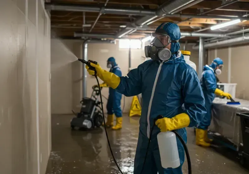 Basement Sanitization and Antimicrobial Treatment process in Terry County, TX